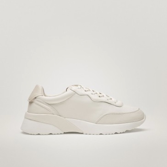 Nwot Massimo Dutti leather sneakers/trainers - Picture 5 of 5